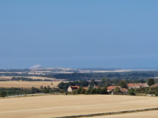 The Bass Rock, from Traprain Law