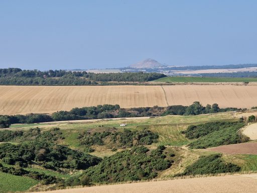 North Berwick Law, from Traprain Law